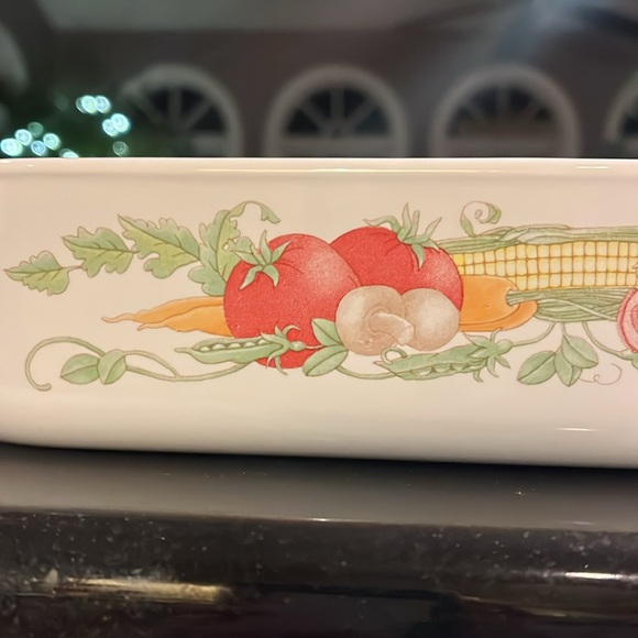 "Garden Harvest" - 12" Rectangular Roaster - Picture 2 of 6